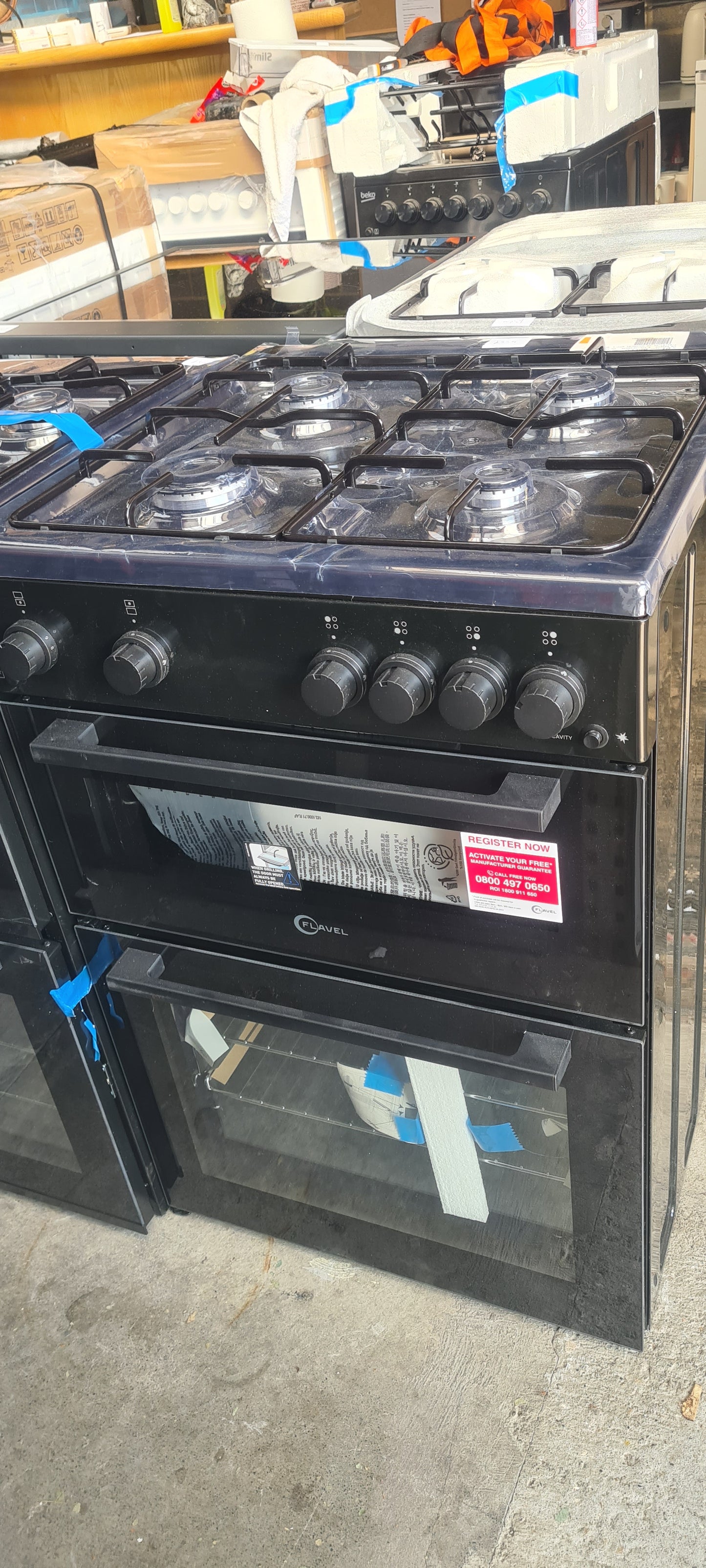 FLAVEL MF60NTK Gas Cooker - Black