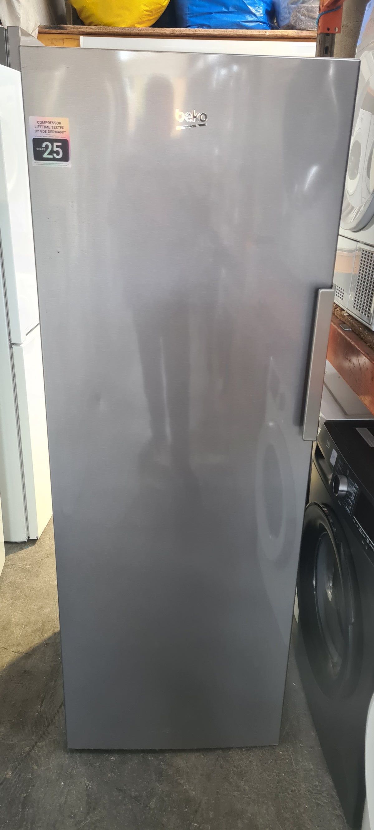 BEKO Pro FFP4671PS Tall Freezer - Stainless Steel