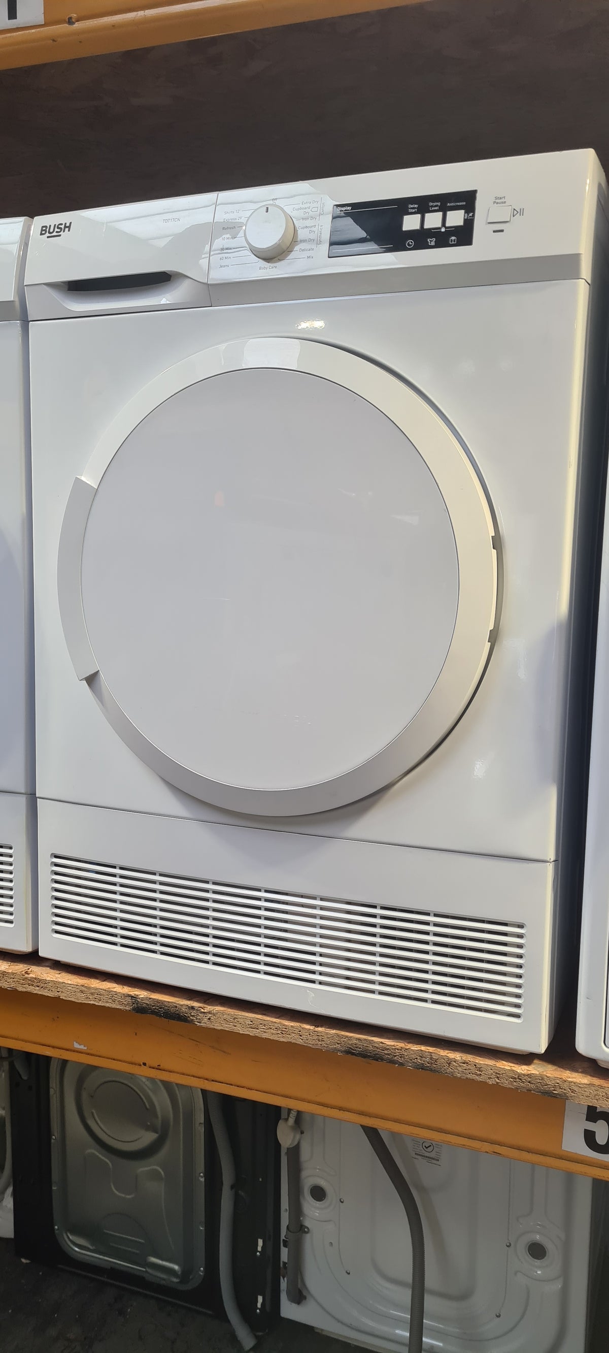 Bush TDT17CN 7KG Condenser Tumble Dryer - White Ex display May have marks