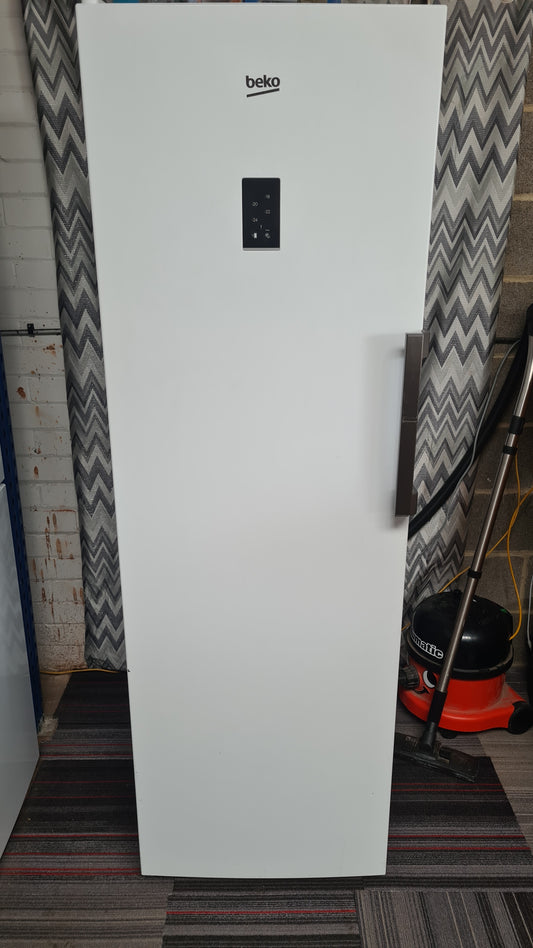 Beko FNP4686W 186cm Frost Free Upright Freezer - White