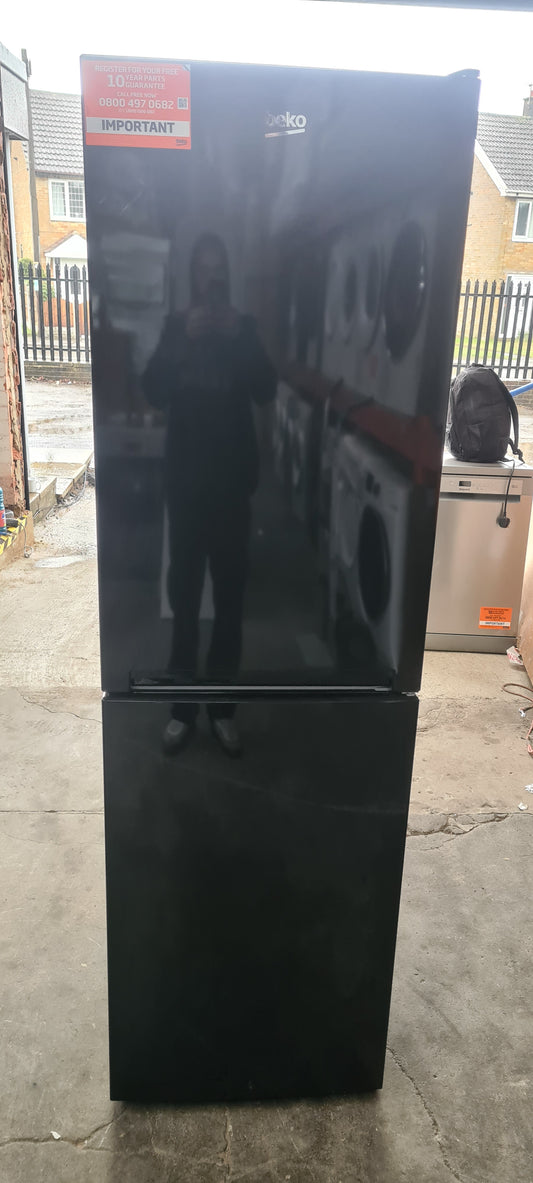Beko CFG4582B 182cm 50/50 Frost Free Fridge Freezer - Black