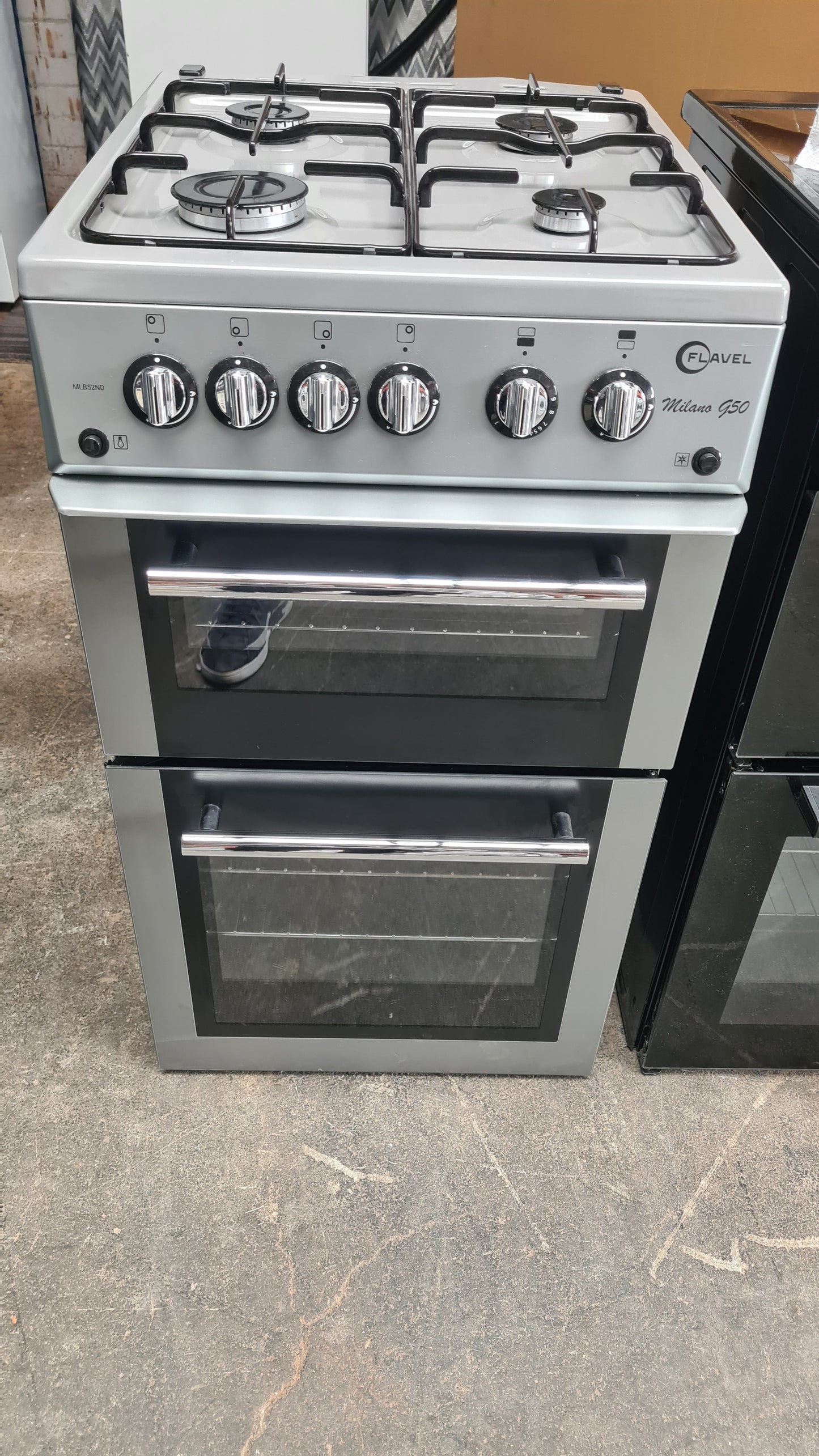 FLAVEL MLB52NDS 50 cm Gas Cooker - Silver & Stainless Steel