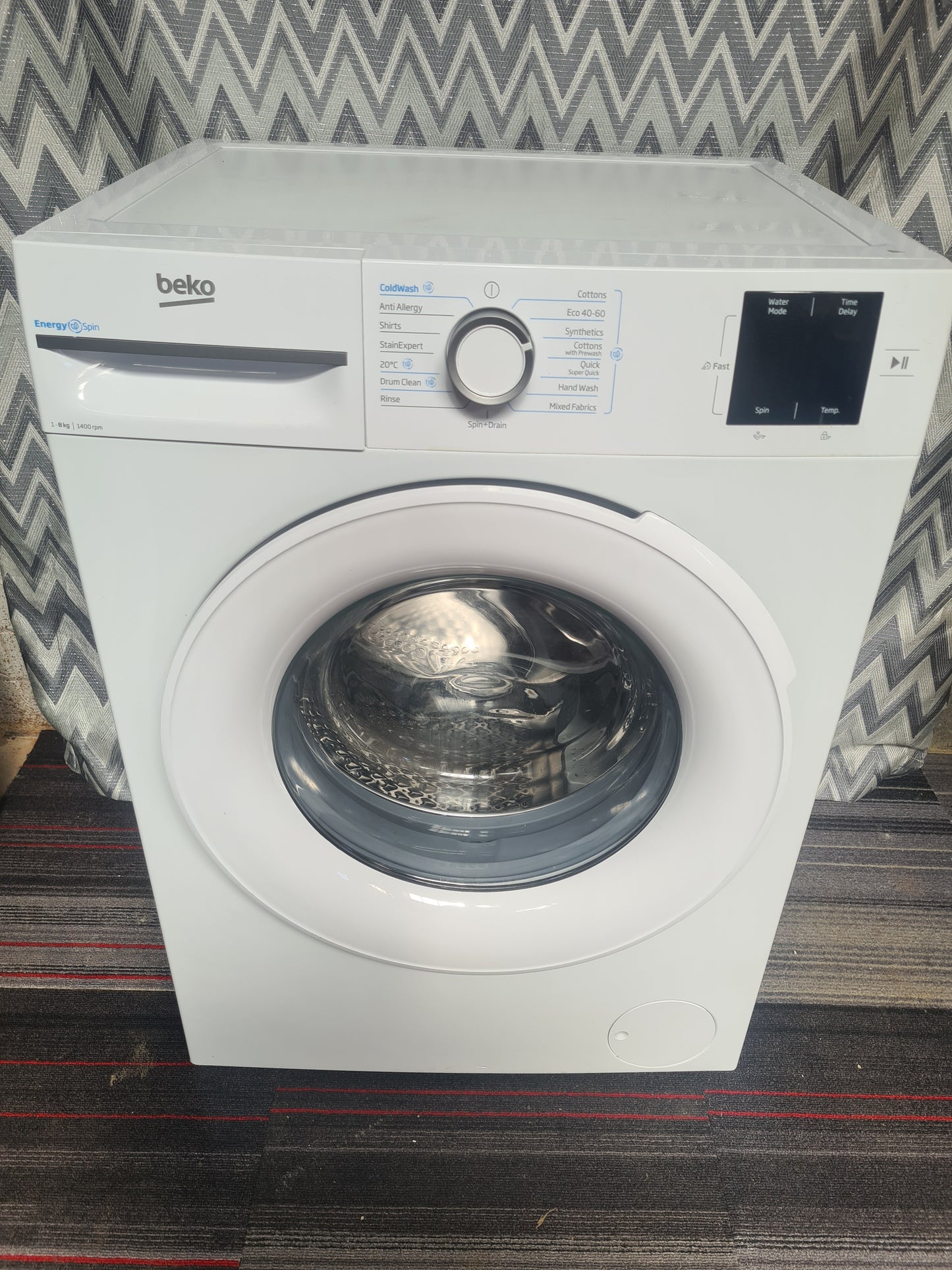 BEKO EnergySpin BM3WT3841W 8 kg 1400 Spin Washing Machine - White