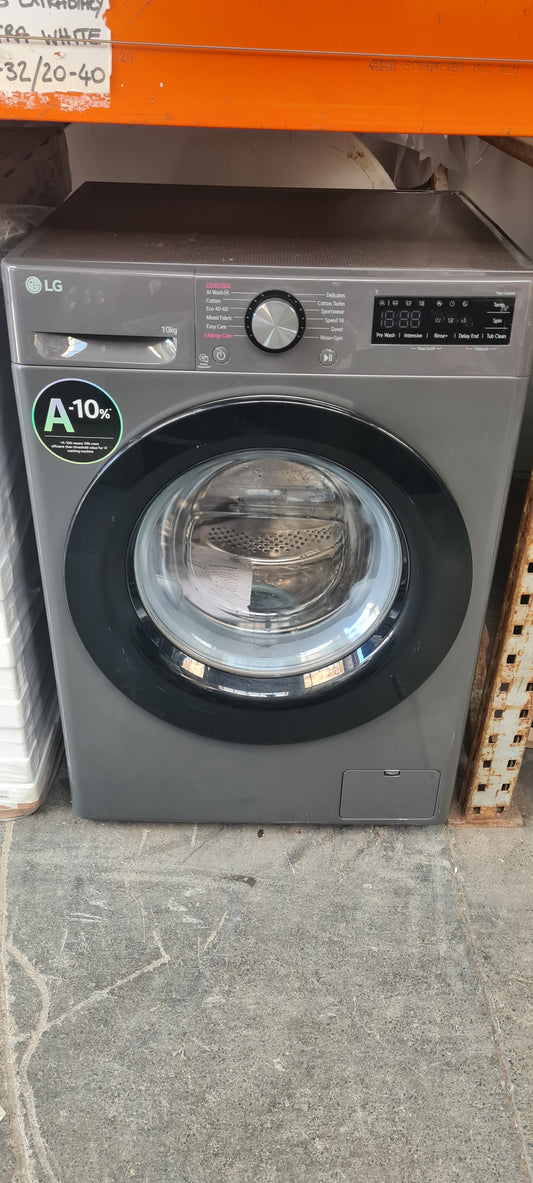 LG F4Y510GBLN1 10kg 1400 Spin Washing Machine - Slate Grey