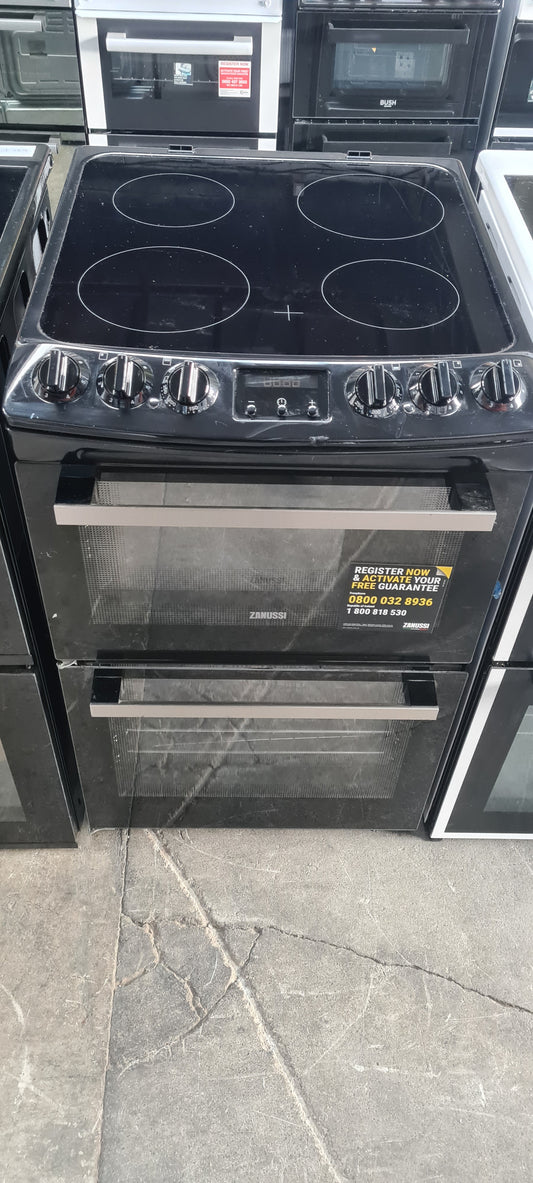 AEG CCX1530ACB Double Oven Electric Cooker with Ceramic Hob - Black - A/A Rated