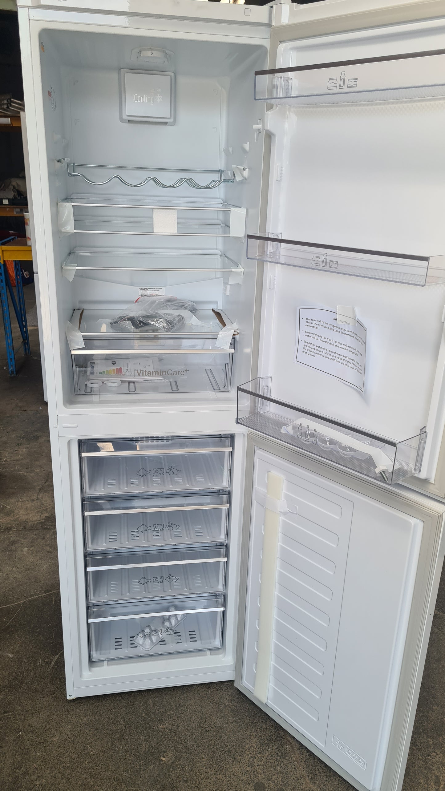 Beko Frost Free Fridge Freezer, 50/50, White