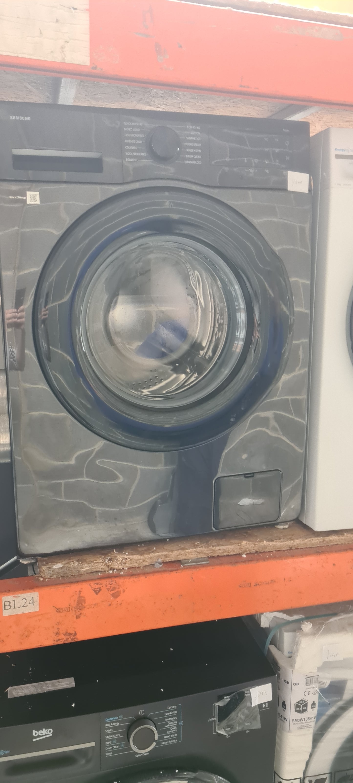 SAMSUNG Series 5 AI Energy WW80CGC04DABEU8 WiFi-enabled 8 kg 1400 Spin Washing Machine - Black