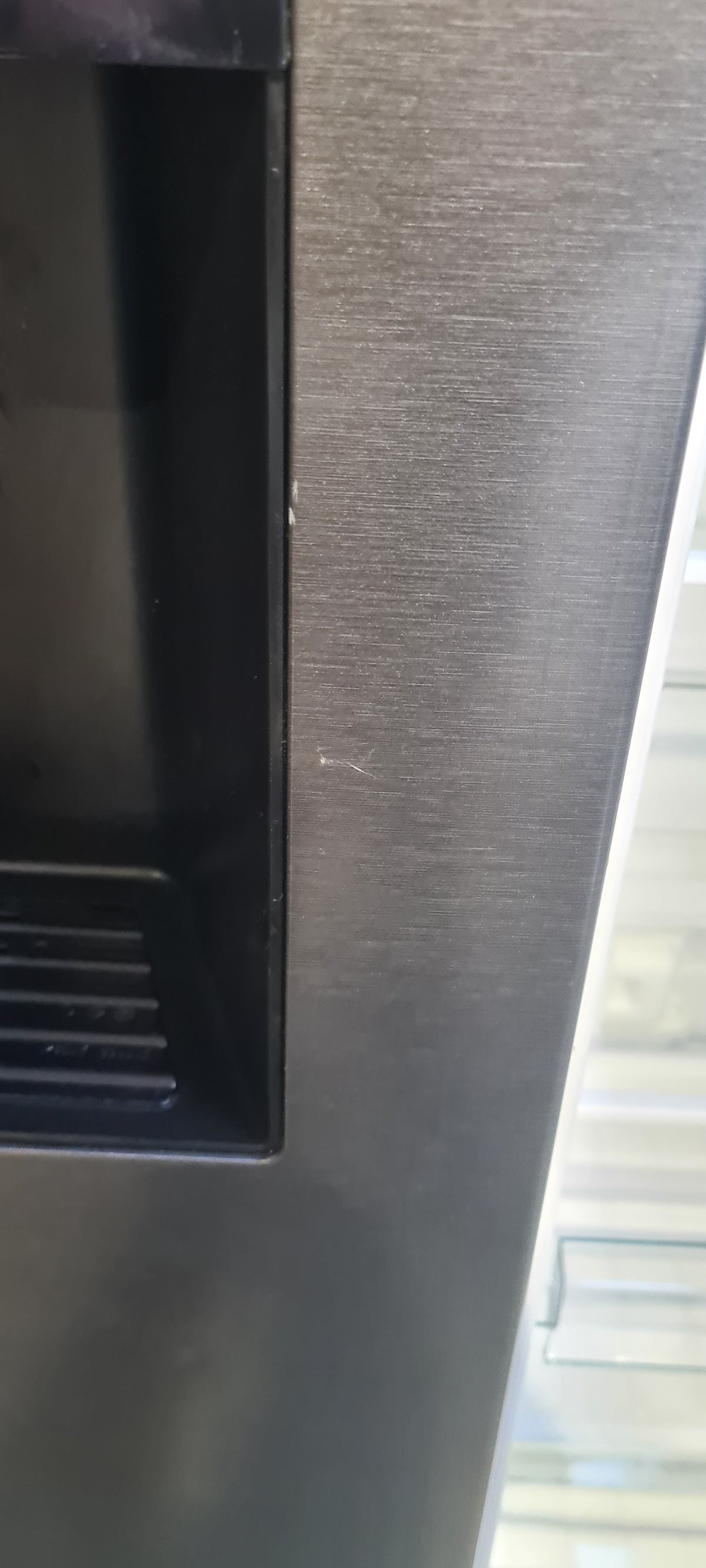 BEKO Pro ASP342VPZ American-Style Fridge Freezer - Black Steel