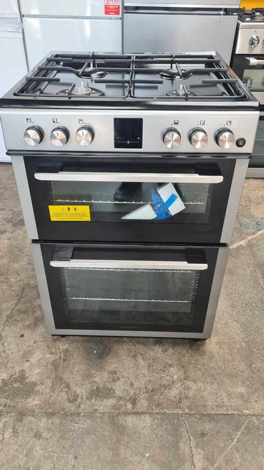 KENWOOD KTG606S22 60 cm Gas Cooker - Silver