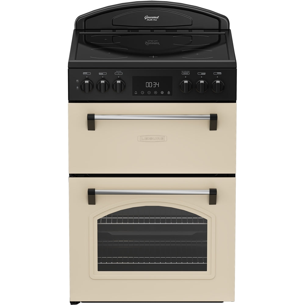 Leisure Classic CLB60ECC 60cm Wide Single Oven Electric Cooker with Ceramic Hob - Cream - A/A Rated
