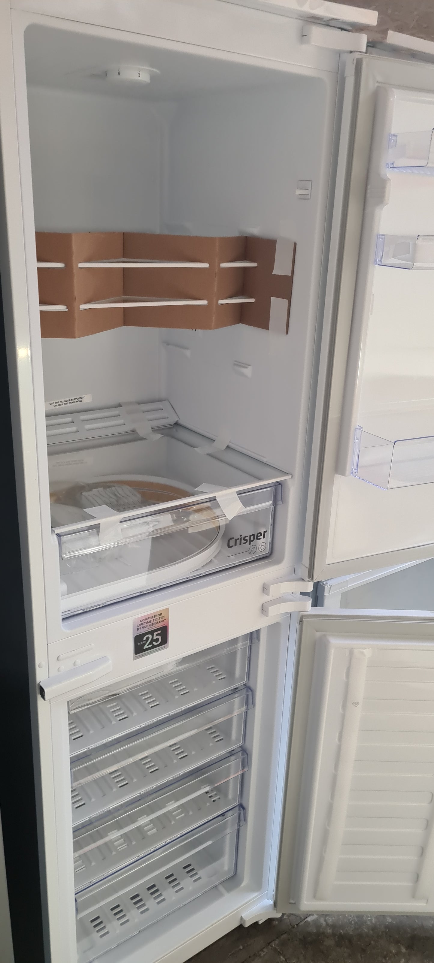 BEKO Pro BCFD450 Integrated 50/50 Fridge Freezer - Sliding Hinge
