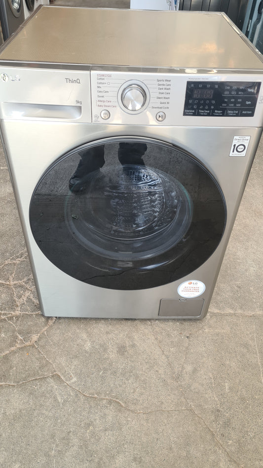 LG F4J610SS NFC 10 kg 1400 Spin Washing Machine - Graphite RECONDITIONED