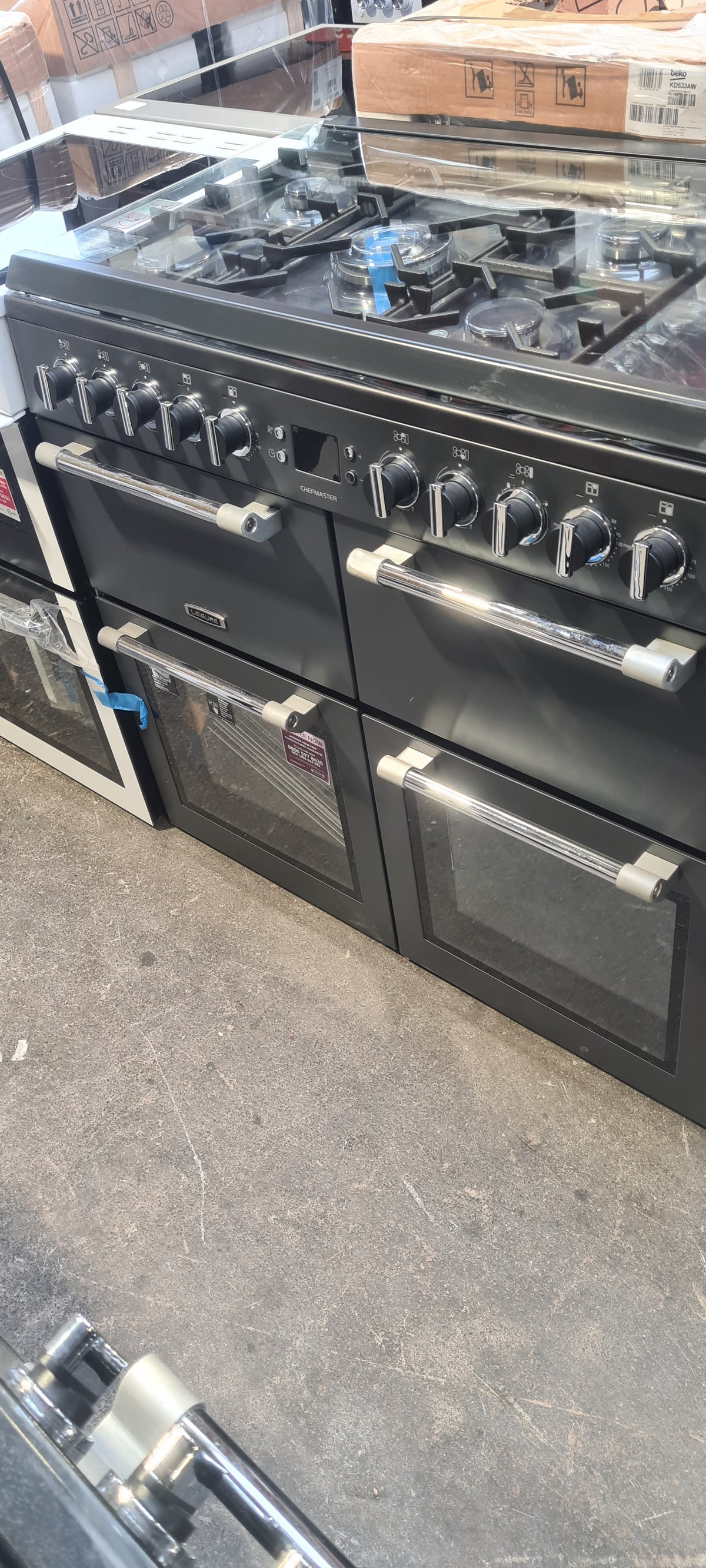 LEISURE Chefmaster CC100F521T 100 cm Dual Fuel Range Cooker - Anthracite