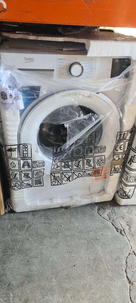 BEKO EnergySpin BM3WT3841W 8 kg 1400 Spin Washing Machine - White