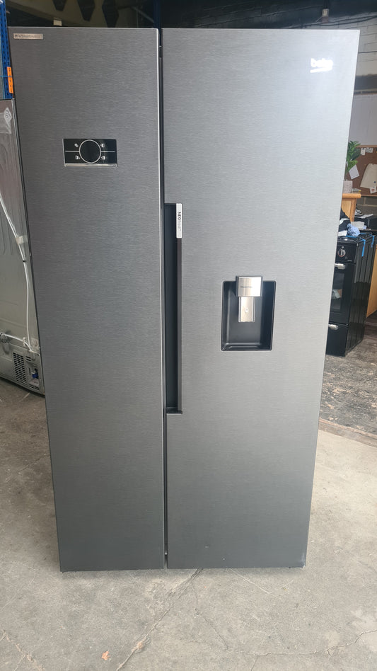 BEKO Pro HarvestFresh ASD2442VPS American-Style Fridge Freezer