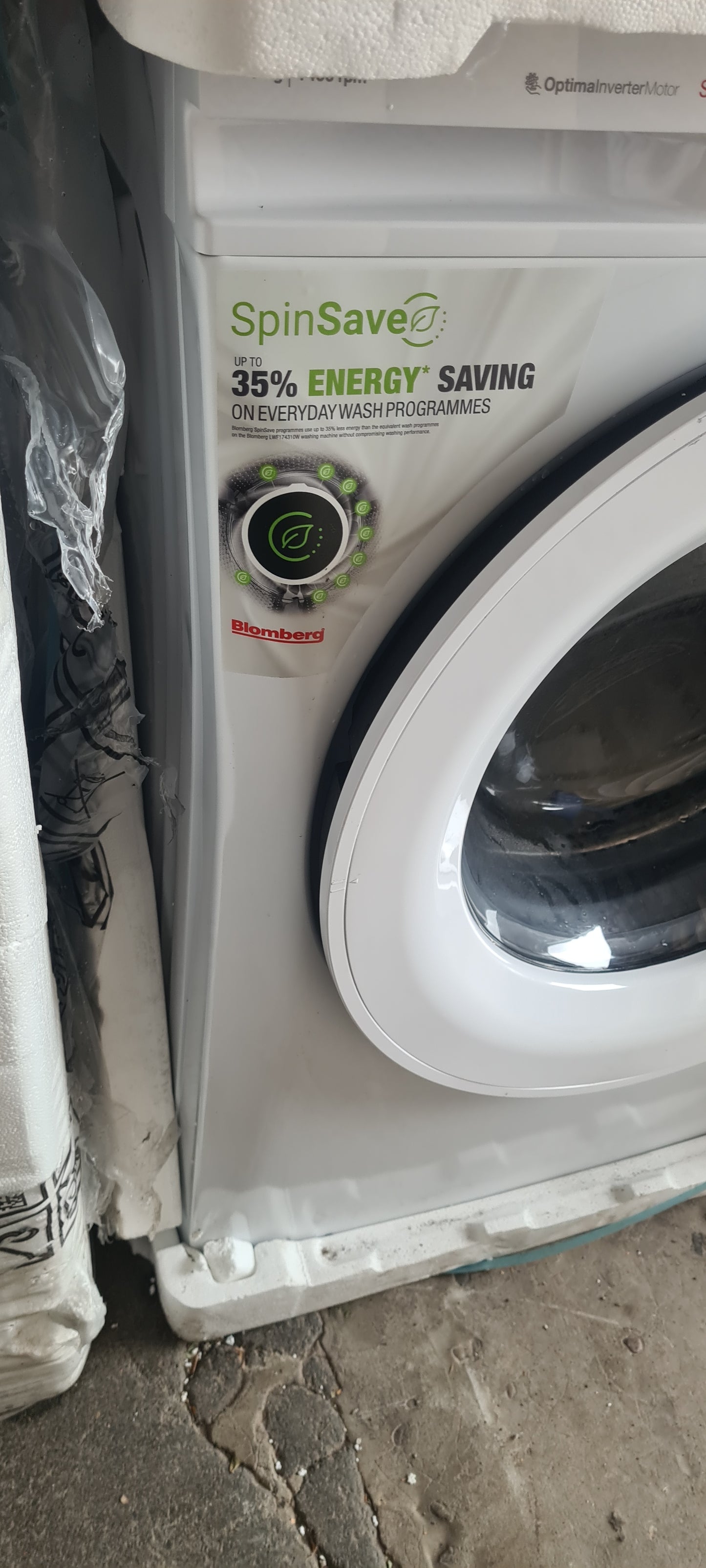 Blomberg LWA27461W 7kg 1400 Spin SpinSave Washing Machine - White