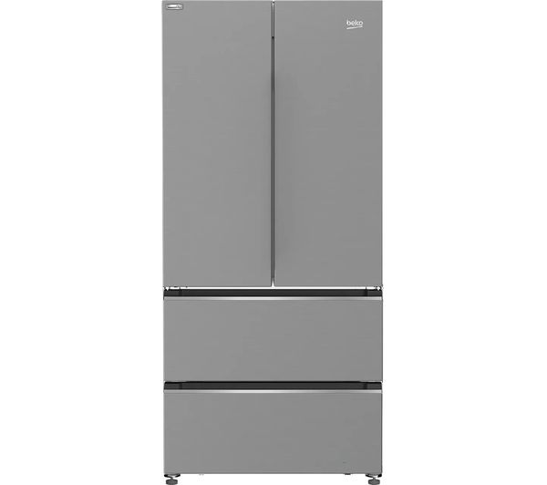 Beko HarvestFresh™ GNE4543VPX Multi-door American Fridge Freezer - Stainless Steel