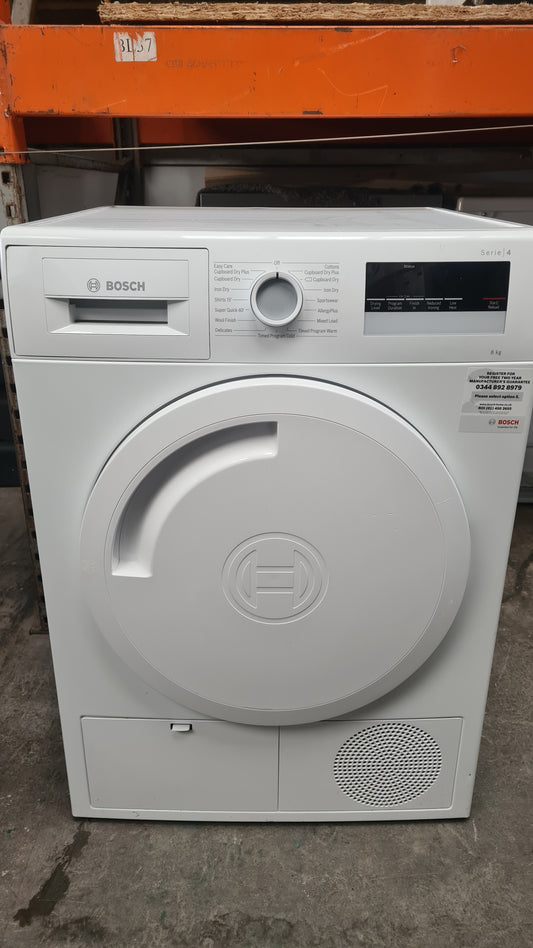 Bosch WTN83201GB Serie 4 8kg Freestanding Condenser Tumble Dryer - White Reconditioned