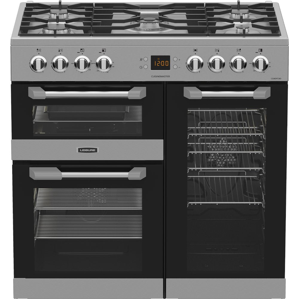 Leisure CS90F530X Cuisinemaster
90cm Dual Fuel Range Cooker, Stainless Steel, A Rated