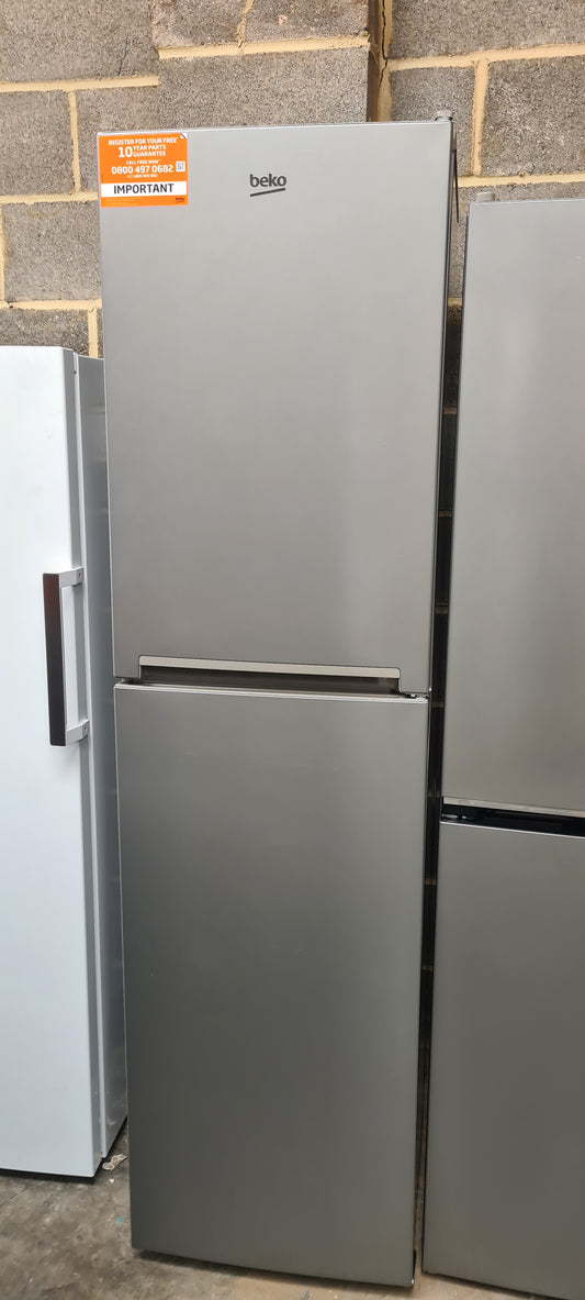 Beko CFG4501S 201cm 40/60 Frost Free Fridge Freezer - Silver