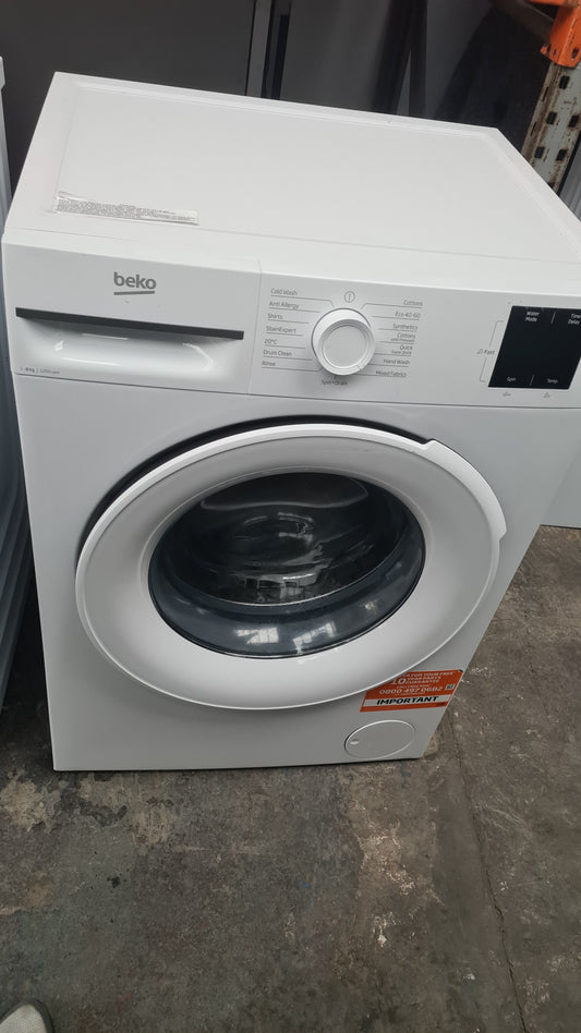 BEKO EnergySpin BM3WT3841W 8 kg 1400 Spin Washing Machine - White