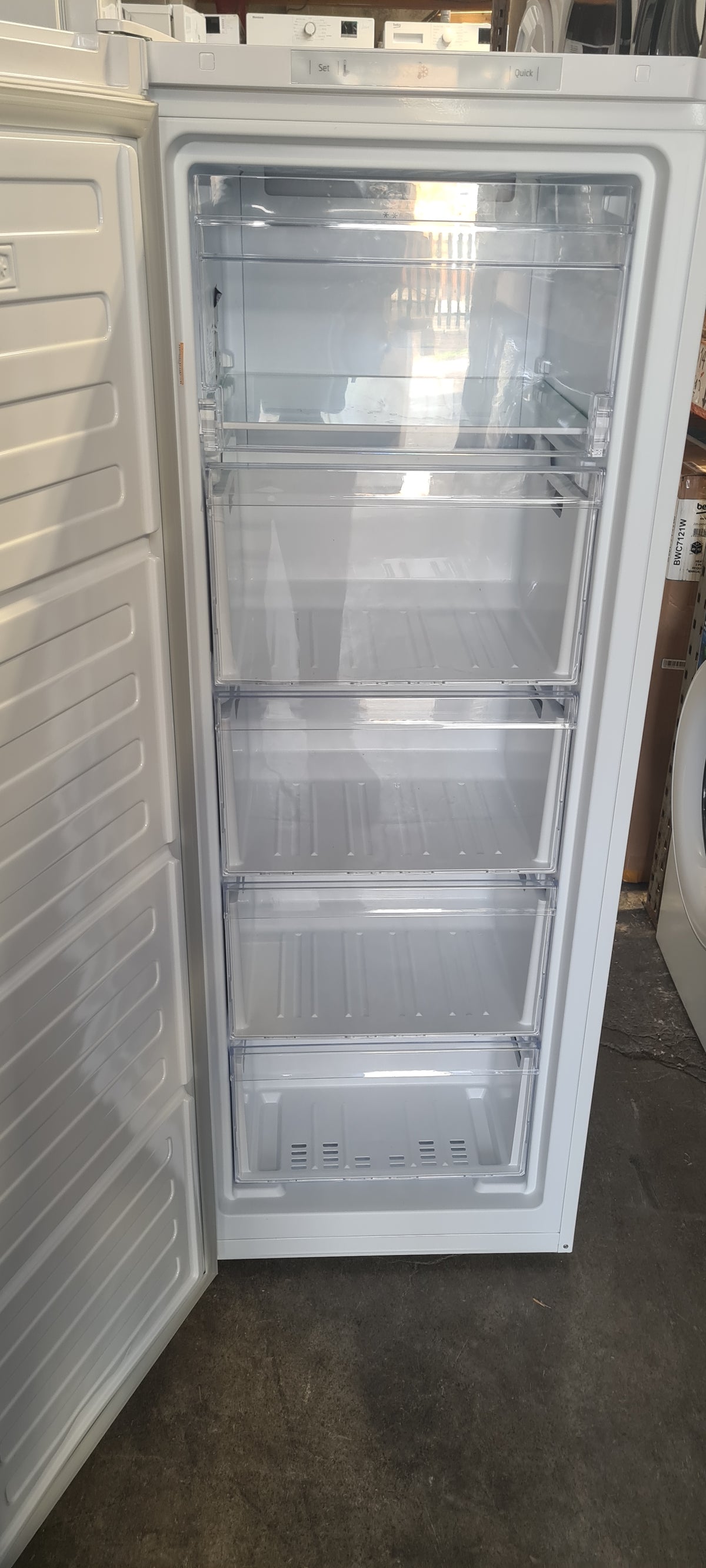 BEKO FNE4545W Tall Freezer - White