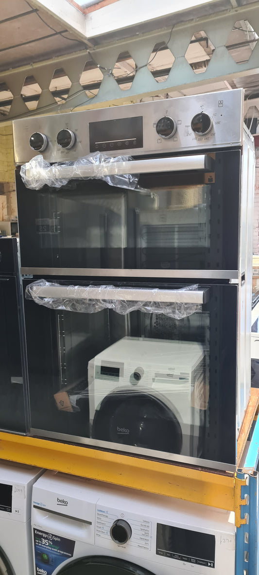 Beko CDFY22309X 60cm Built In Double Oven - Stainless Steel