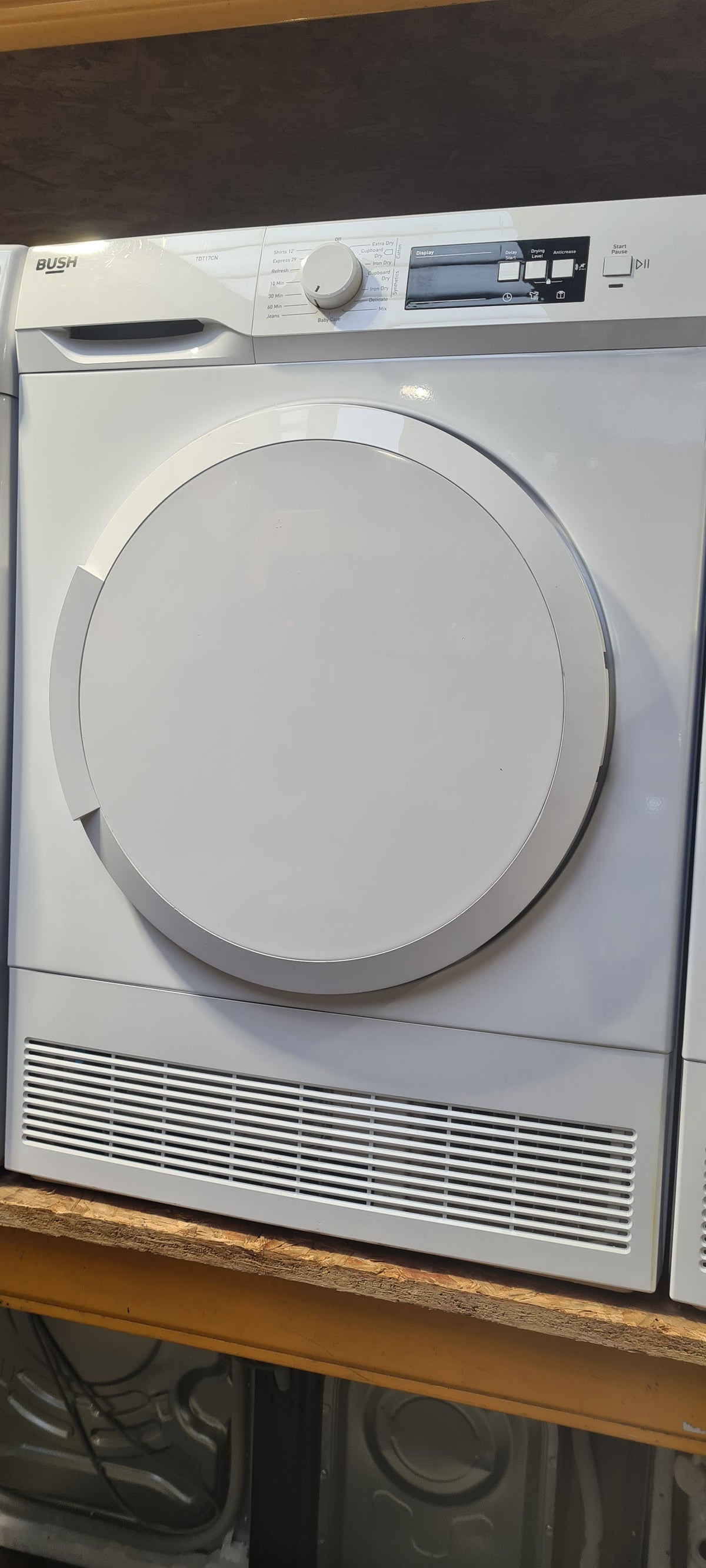 Bush TDT17CN 7KG Condenser Tumble Dryer - White Ex display May have marks