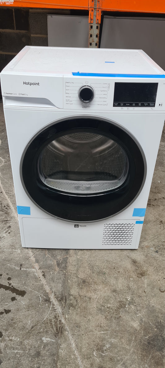 HOTPOINT FabricCare C HD 94M WBS UK WiFi-enabled 9 kg Heat Pump Tumble Dryer - White