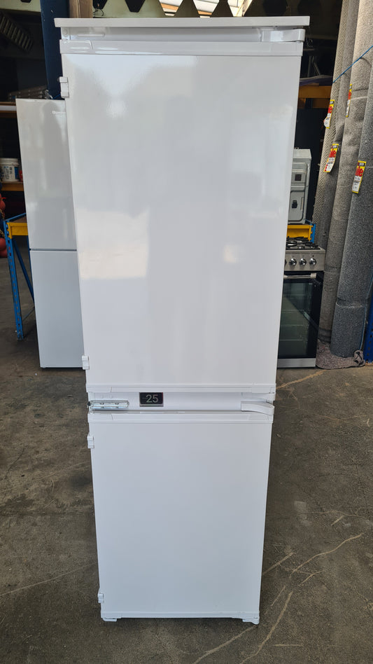 Beko BCFD450 178cm High 50/50 Integrated Frost Free Fridge Freezer with Sliding Door Fixing Kit - White