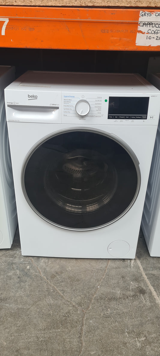 BEKO Pro UltraFast B5D510645UW Bluetooth 10 kg Washer Dryer - White