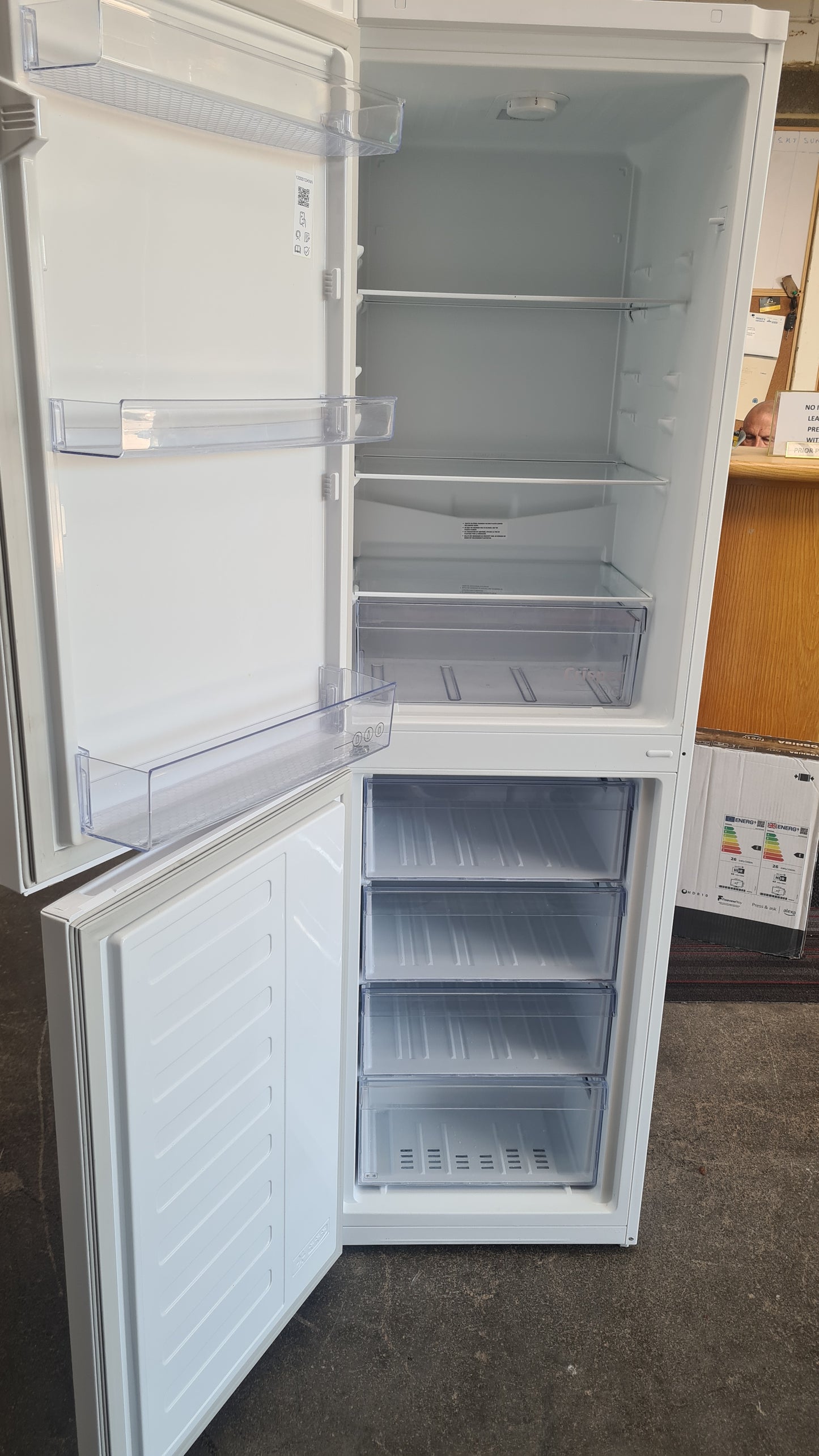 BEKO CFG4582W 50/50 Fridge Freezer - White