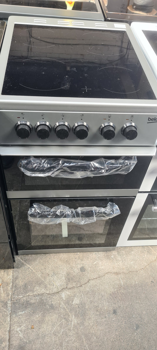 BEKO KDC5422AS 50 cm Electric Ceramic Cooker - Silver
