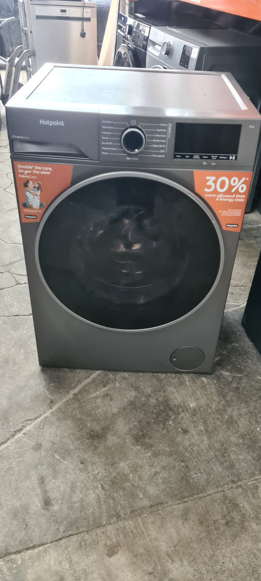 HOTPOINT FabricCare HBCA 103G CARE UK 10 kg 1400 Spin Washing Machine - Manhattan Grey
