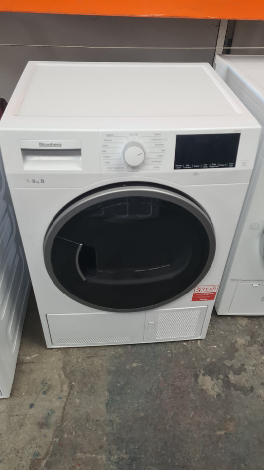 Blomberg LTK38020W 8kg Condenser Tumble Dryer - White Reconditioned