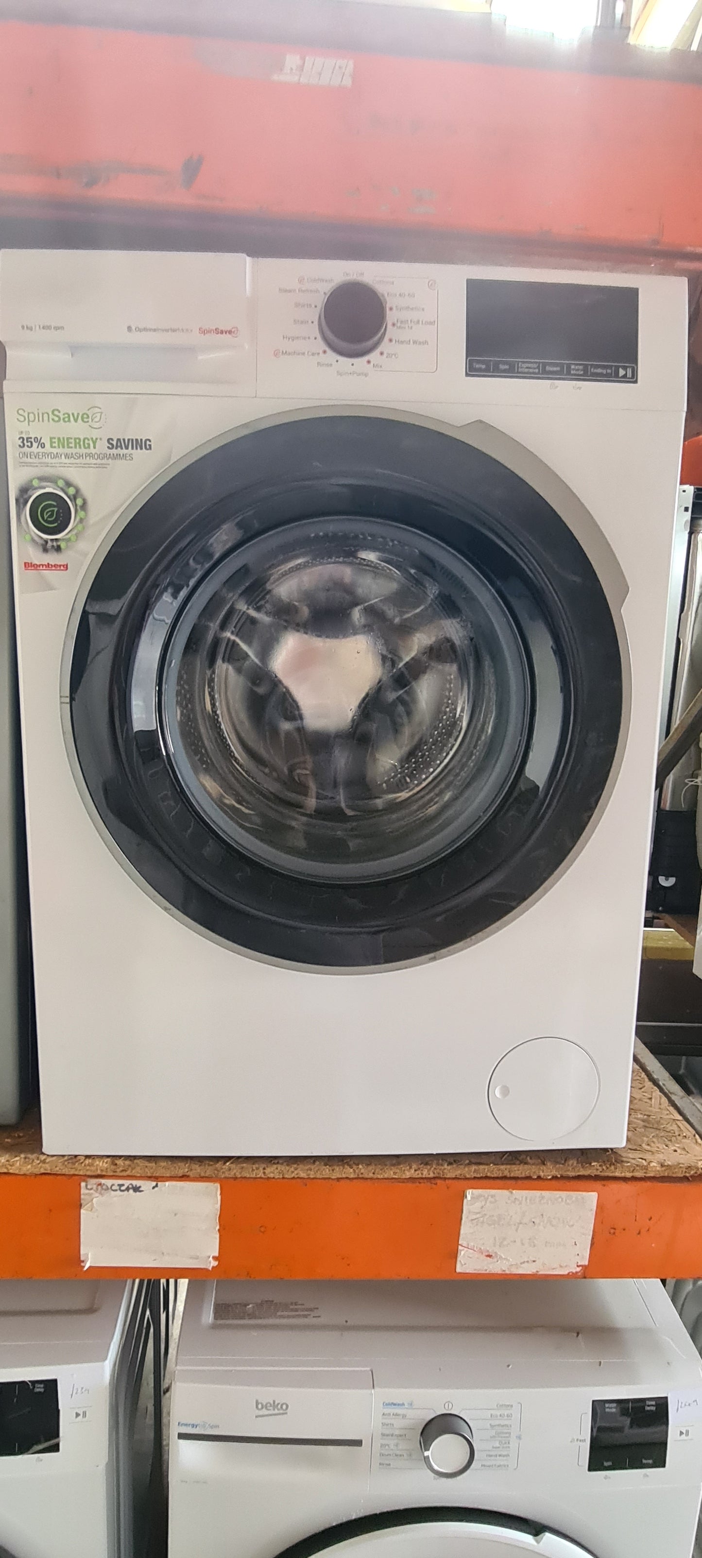 Blomberg LWA29461W 9kg 1400 Spin SpinSave Washing Machine - White