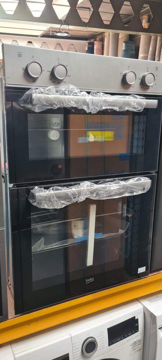 BEKO RecycledNet BBXDF21000S Electric Double Oven - Silver
