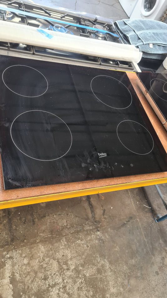 Beko HBQC222X Integrated Built-In Electric Ceramic Hob with Touch Controls PWI