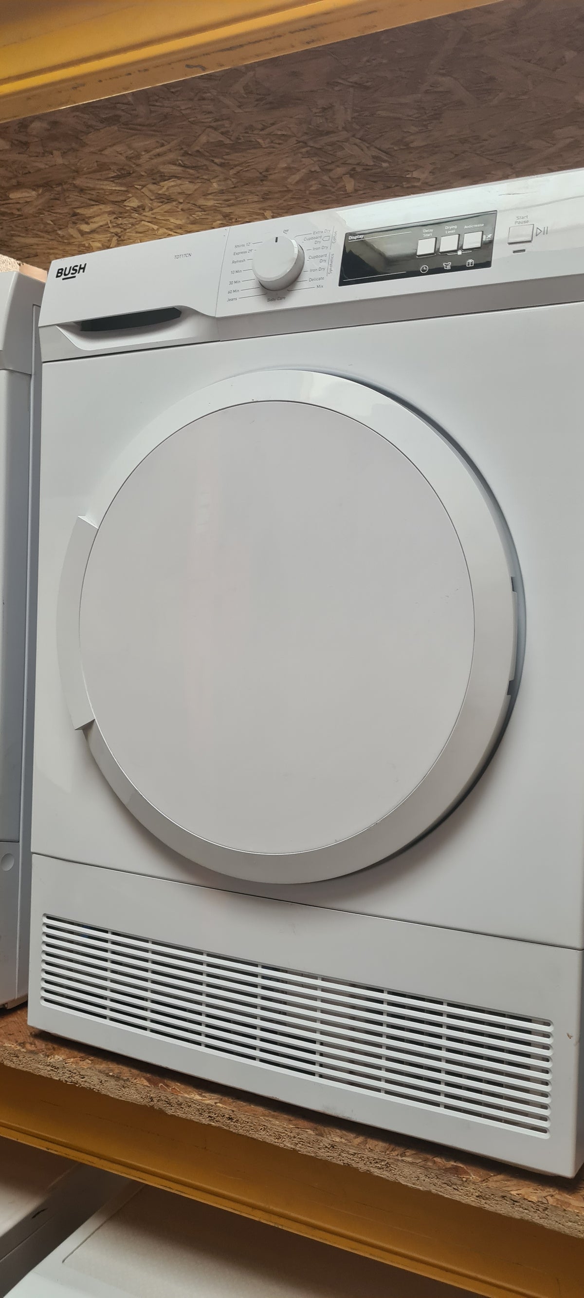 Bush TDT17CN 7KG Condenser Tumble Dryer - White Ex display May have marks