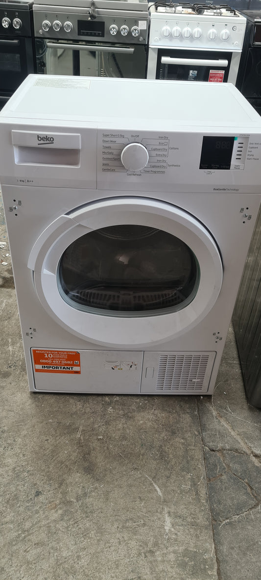 Beko DTIKP81131W 8Kg Integrated Heat Pump Tumble Dryer - White - A++ Rated