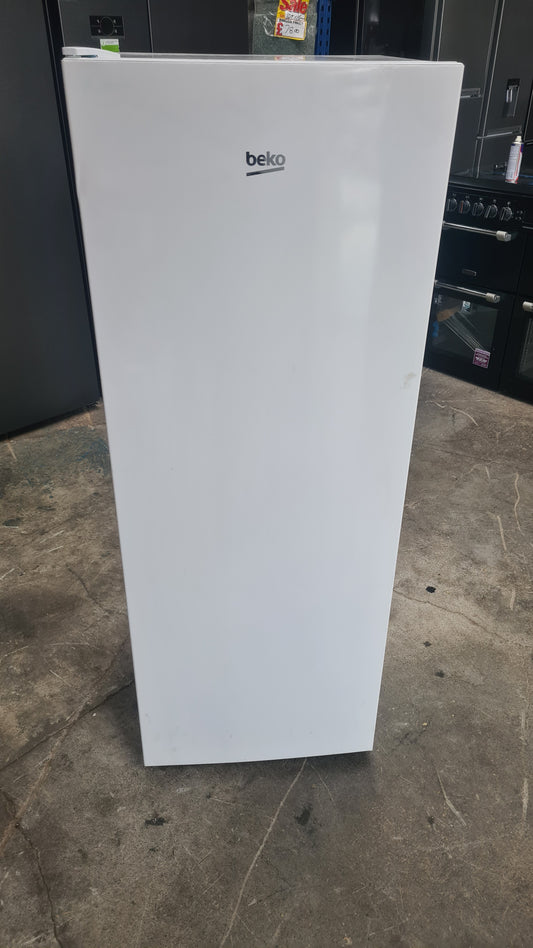 Beko FFG4545W 146cm Small Frost Free Upright Freezer - White