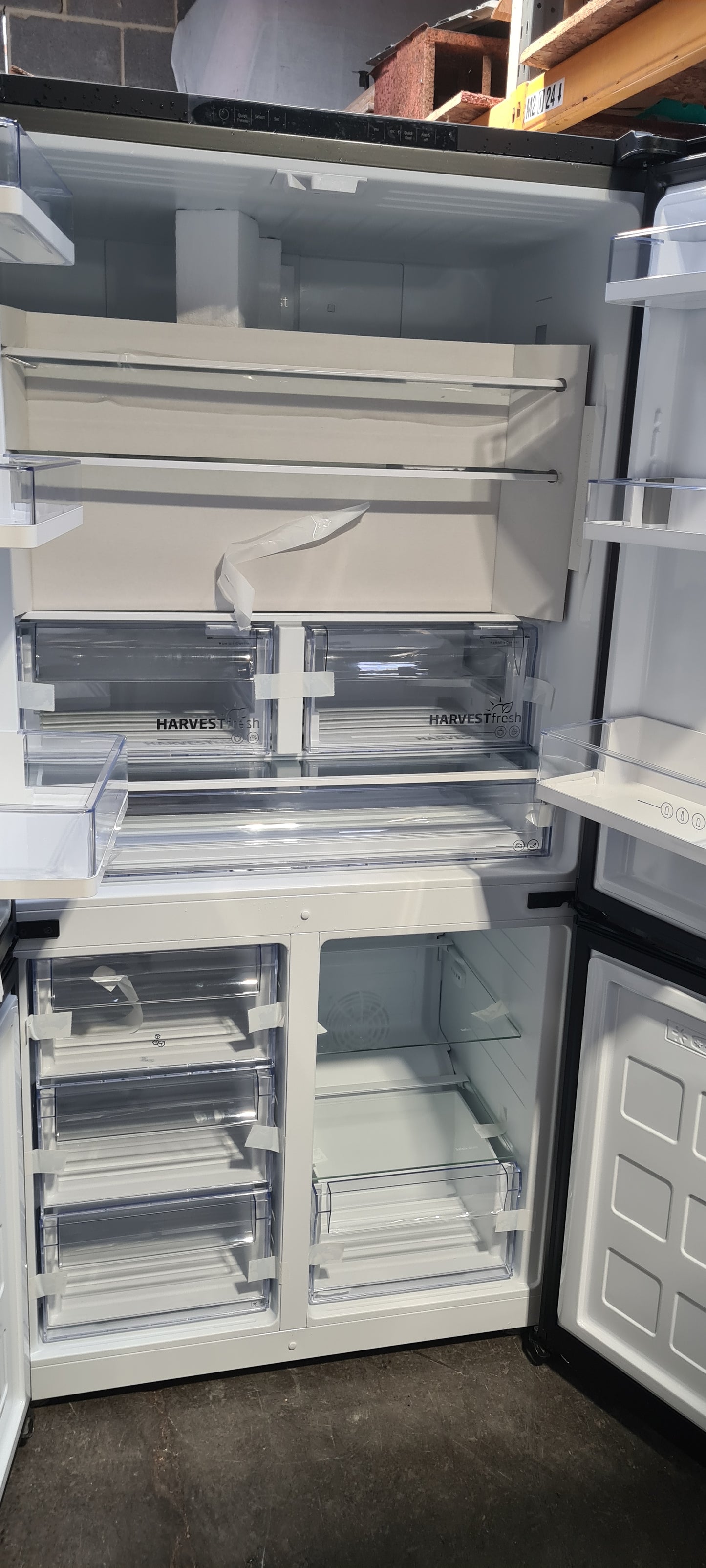 BEKO Pro HarvestFresh GN446224VPZ Fridge Freezer - Black Steel