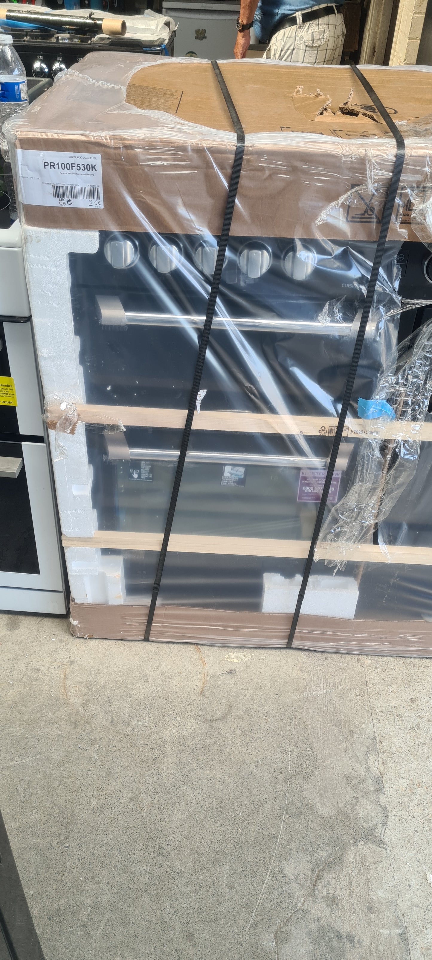 LEISURE PR100F530K 100 cm Dual Fuel Range Cooker - Black
