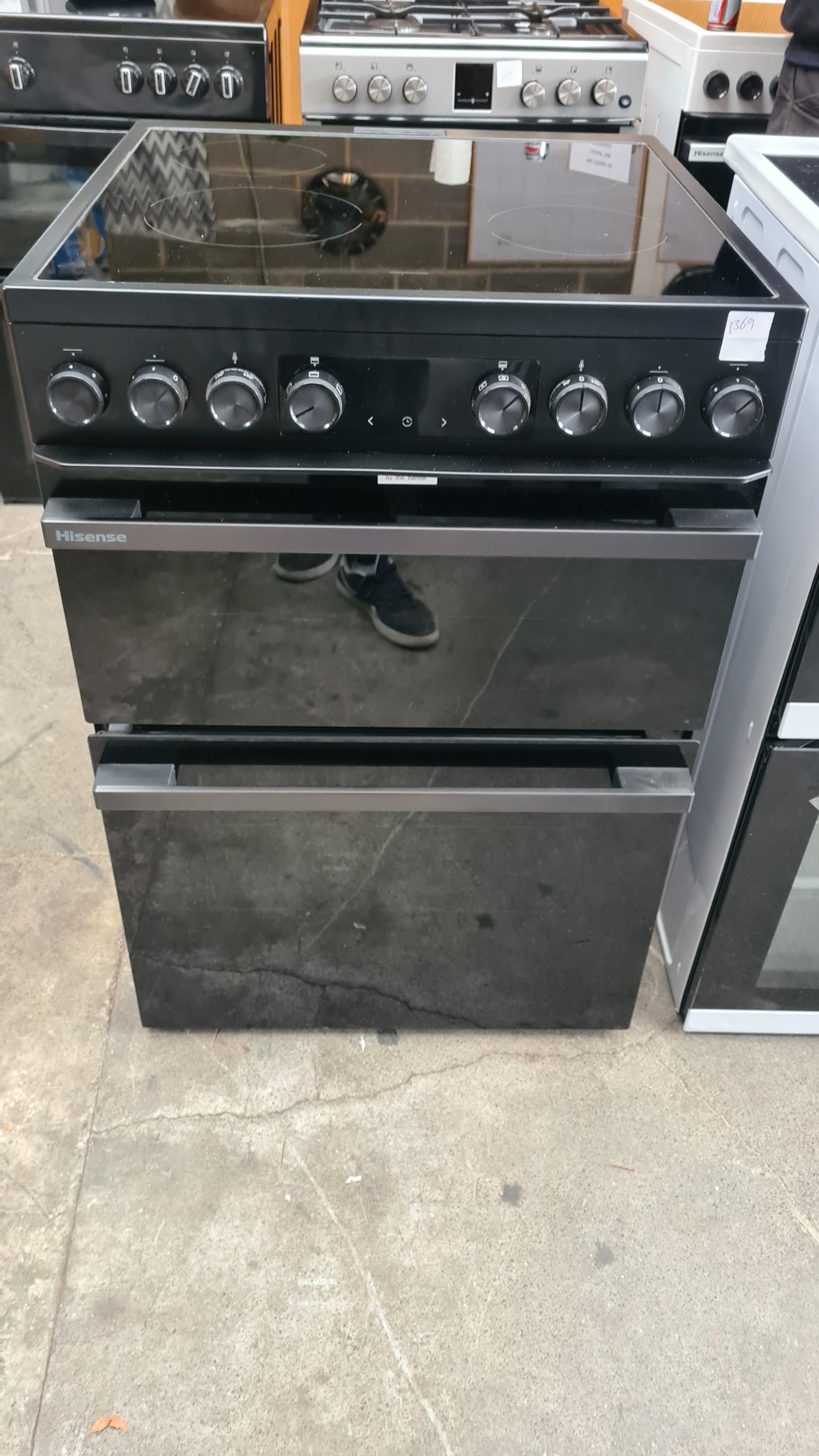 HISENSE Hi6 Max 80/50L HDCEC6C20B 60cm Electric Ceramic Cooker - Jet Black