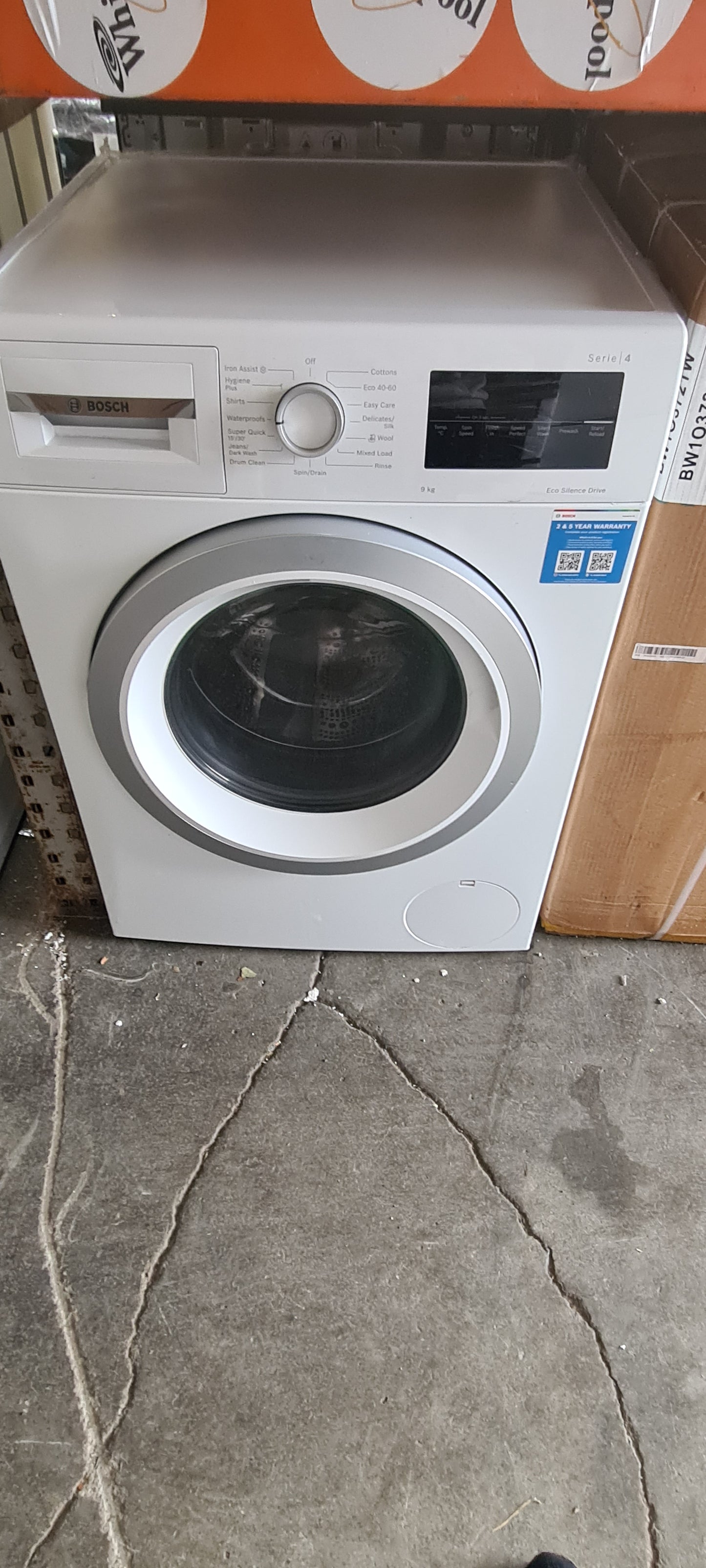 Bosch Series 4 WAN28259GB 9kg Washing Machine with 1400 rpm - White - A Rated