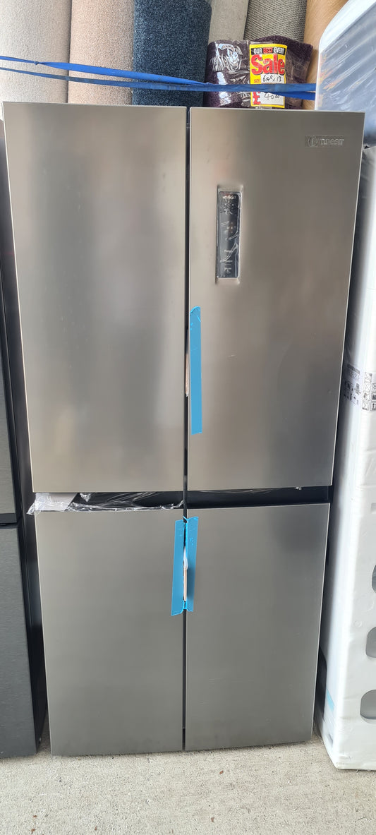 INDESIT Push&Go INGF 6421 XP4UK American-Style Fridge Freezer - Silver