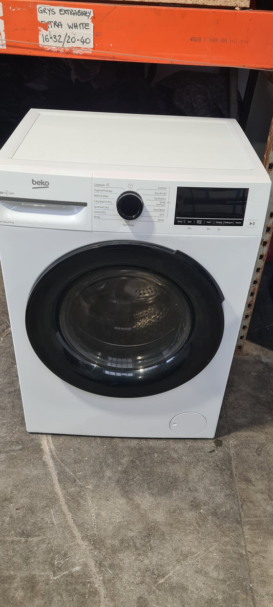 Beko EnergySpin BM3DT68342W 8Kg / 5Kg Washer Dryer with 1400 rpm - White, A Rated [Wash Only