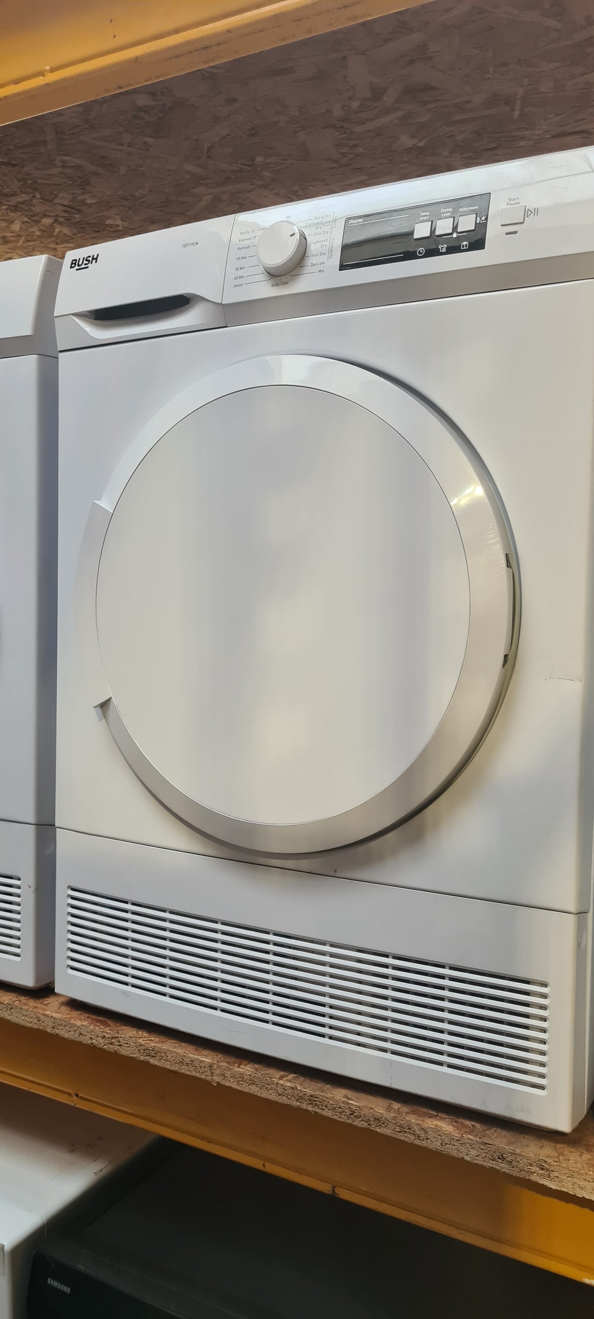 Bush TDT17CN 7KG Condenser Tumble Dryer - White Ex display May have marks