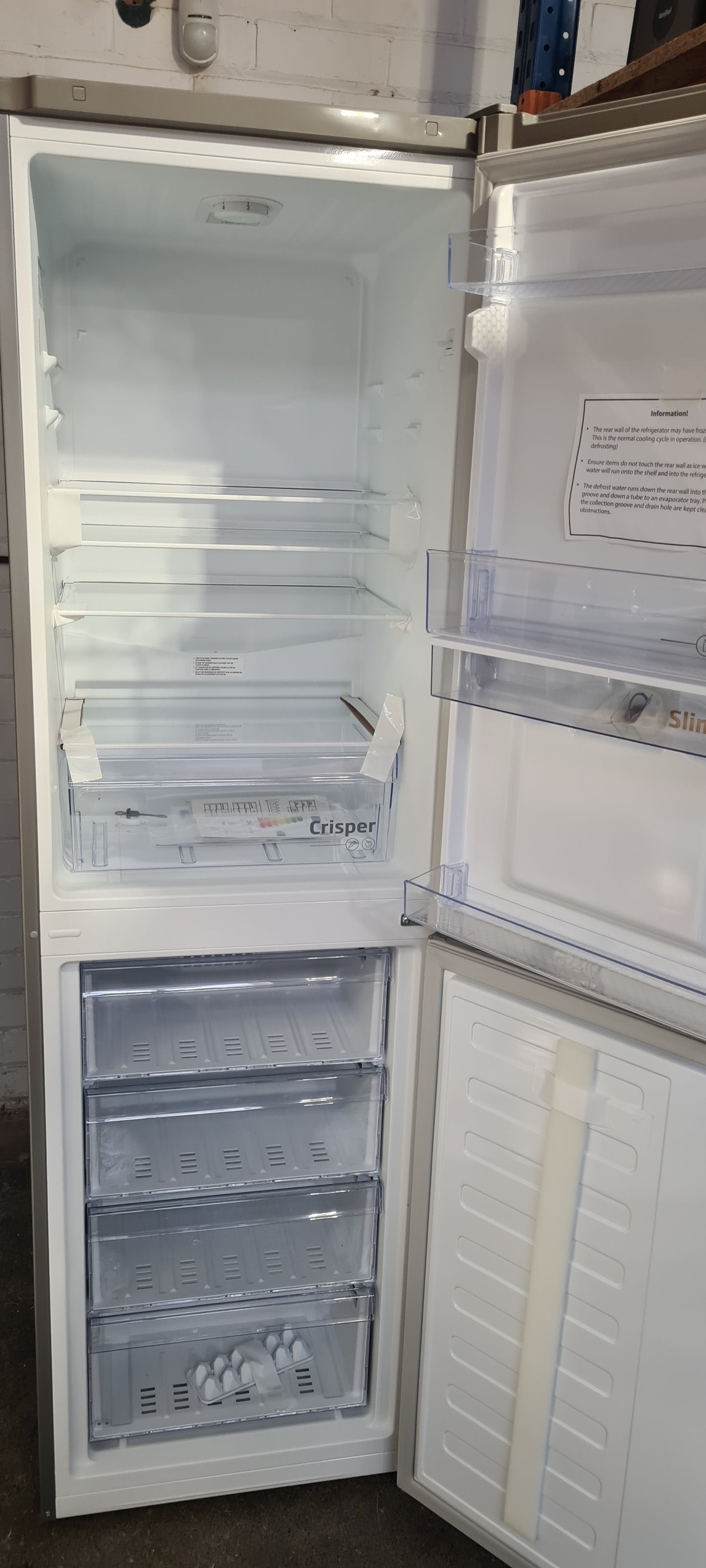 BEKO CFG4582DS 50/50 Fridge Freezer - Silver