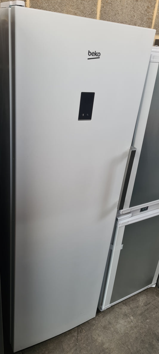Beko FNP4686W 186cm Frost Free Upright Freezer - White